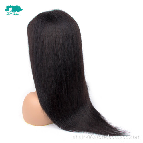 Factory price heavy density top 10A grade wigs 100% virgin brazilian human hair glueless 360 lace Frontal wigs for black women